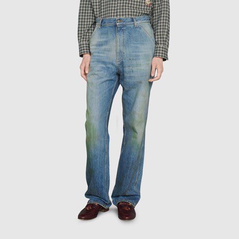 gucci eco washed denim