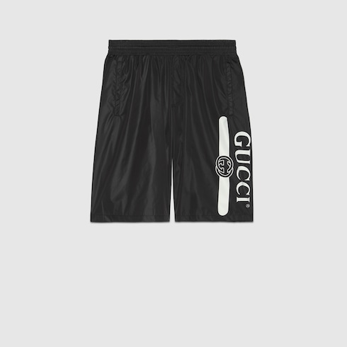 gucci swim shorts black