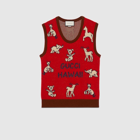 Gucci hotsell sweater vest