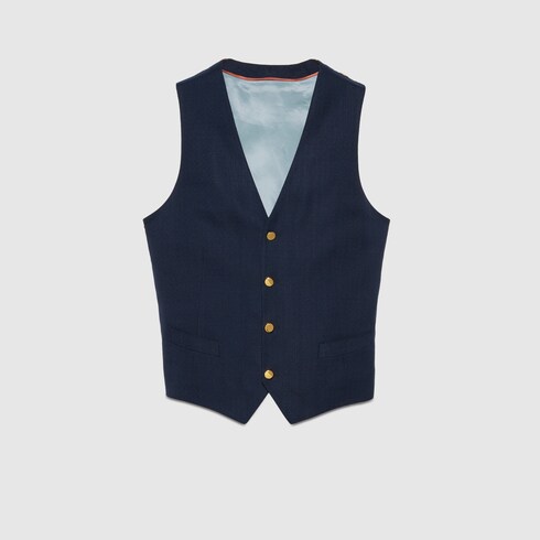 Gucci Viscose formal vest. 8 Gucci Viscose formal vest. 8