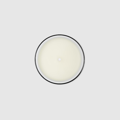 Свеча Herbosum среднего размера с узором Herbarium и деталью в виде бабочки