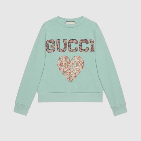 gucci heart sweater