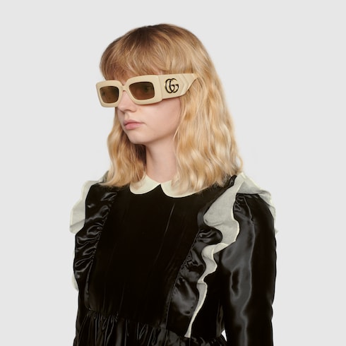 Gucci Rectangular-frame sunglasses. 3