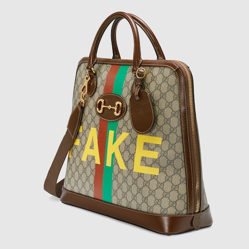 fake gucci holdall