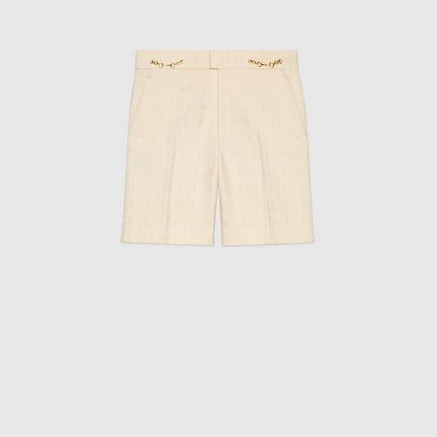 gucci tweed shorts