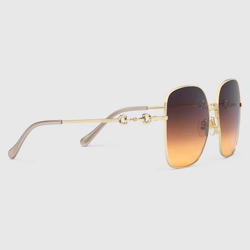 Oversize square-frame sunglasses