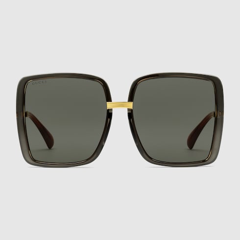 Gucci Oversize square-frame sunglasses. 2