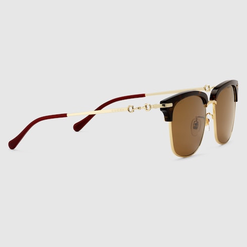 Square-frame sunglasses