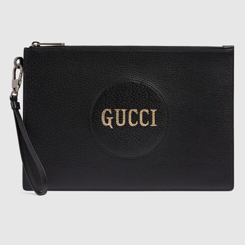 gucci logo pouch