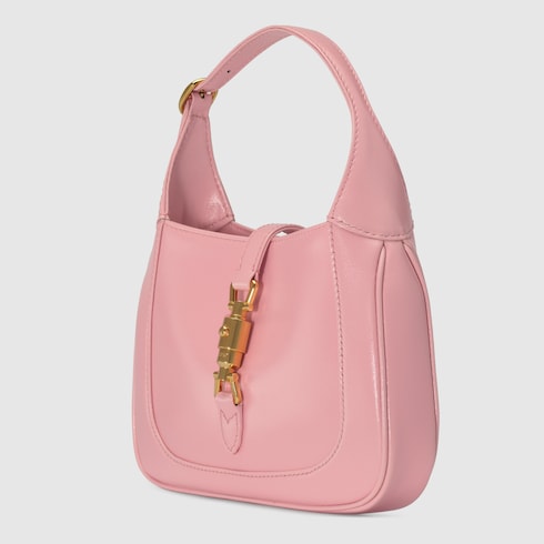 Mini borsa hobo Jackie 1961 in pelle rosa chiaro | GUCCI® Italia