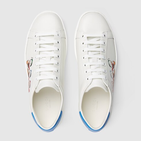 Gucci Women's Disney x Gucci Donald Duck Ace sneaker. 3
