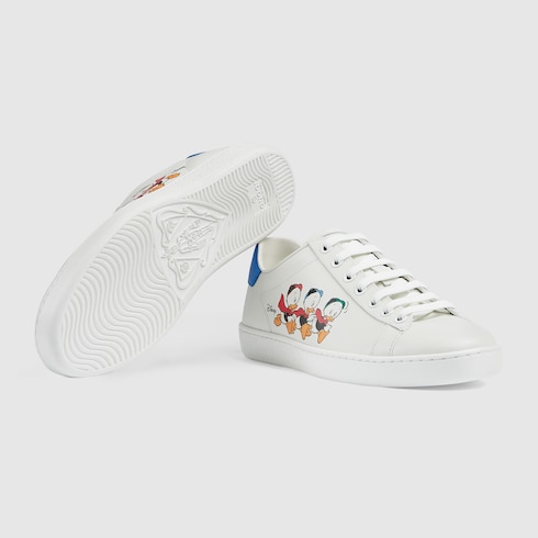 Gucci Women's Disney x Gucci Donald Duck Ace sneaker. 5