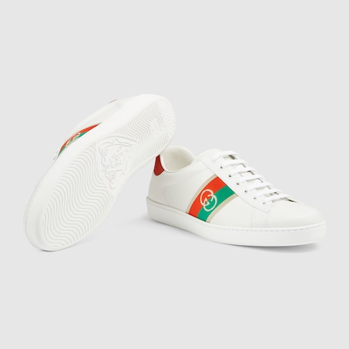 Gucci Men's Ace sneaker with Interlocking G. 5 Gucci Men's Ace sneaker with Interlocking G. 5