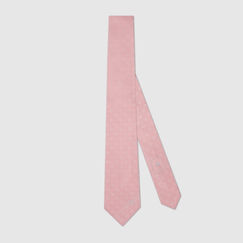 オンライン限定 インターロッキングg シルク ネクタイピンク Gucci Jp