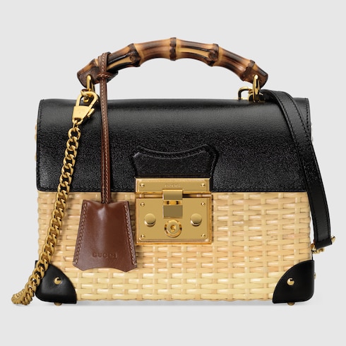 Padlock small shoulder bag