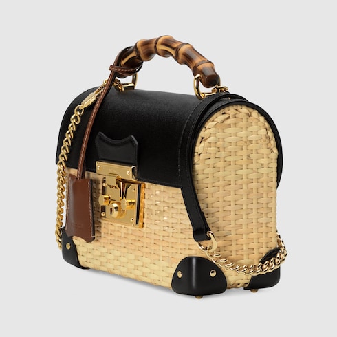 Padlock small shoulder bag