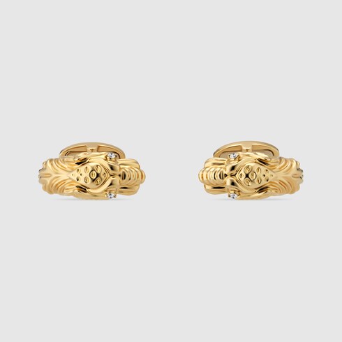 Gucci Tiger head 18k cufflinks. 2 Gucci Tiger head 18k cufflinks. 2