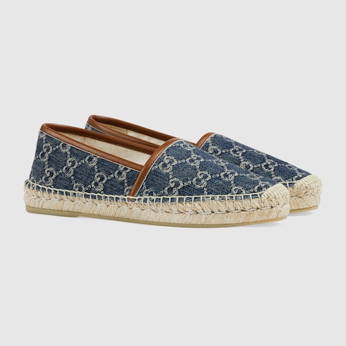 Gucci | Espadrillas in pelle chevron logo GG - Donna - WananLuxury – Wanan  Luxury