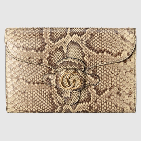 gucci python clutch