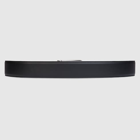 Cinturón reversible con hebilla de G cuadrada
 