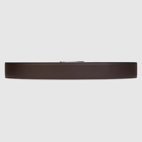 Cinturón reversible con hebilla de G cuadrada
 