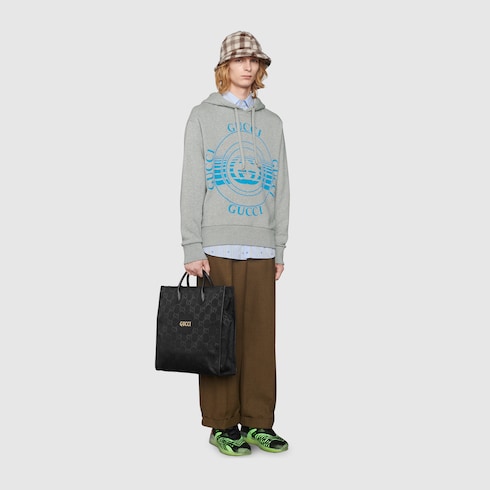 Gucci Off The Grid系列竖款托特包