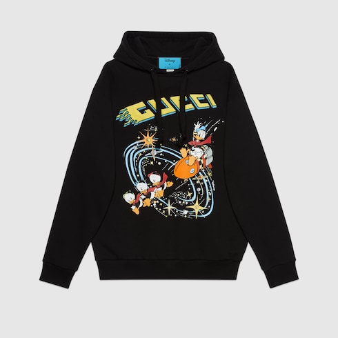 Gucci Disney x Gucci Donald Duck hooded sweatshirt 615061XJDC61043