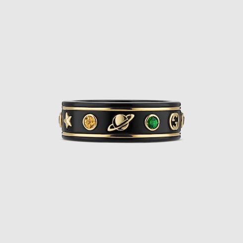 Icon 18k ring with gemstones 