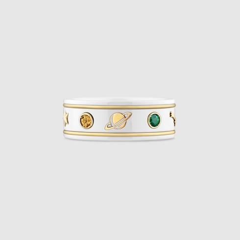 Anello Icon 18 carati con pietre
