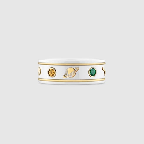 Icon ring with gemstones  Detail 4