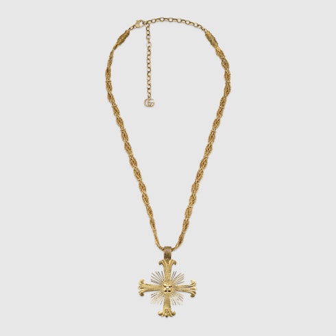 gucci cross chain