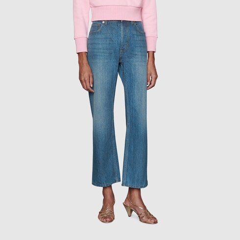 gucci pink jeans