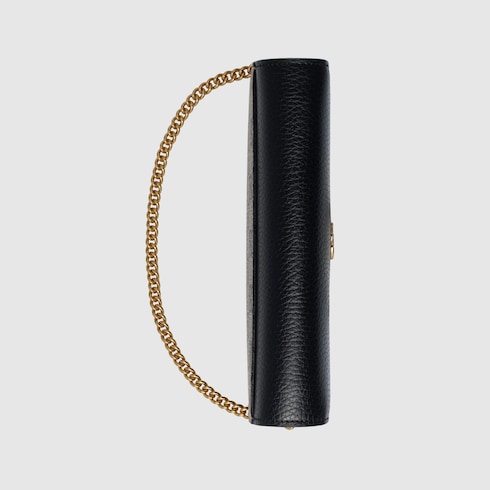 GG Marmont bi-color wallet on chain