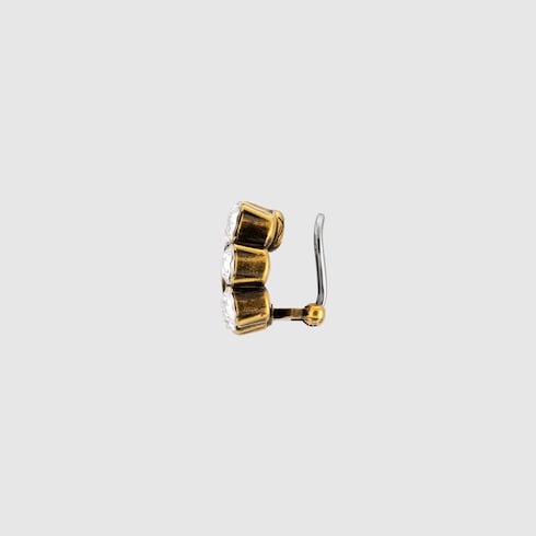Crystal Double G earrings