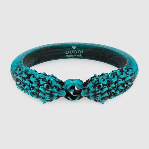 Gucci Tiger head resin bracelet. 2