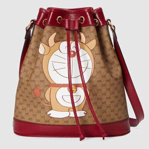 Gucci ドラえもん X Gucci スモール バケットバッグ Detail 2 Gucci Jp