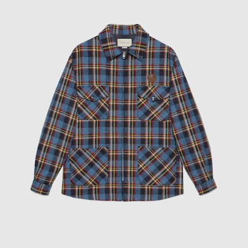 gucci tiger flannel
