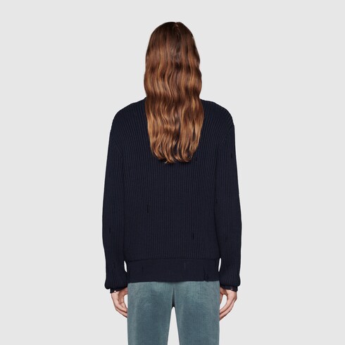 gucci duster sweater
