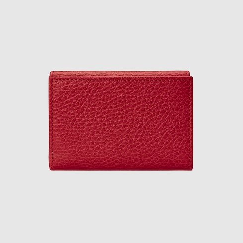 gucci gg marmont wallet red