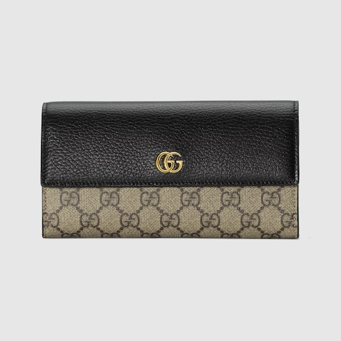 GG Marmont bi-colour continental wallet Detail 2