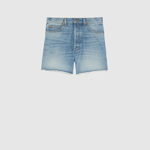 gucci denim shorts