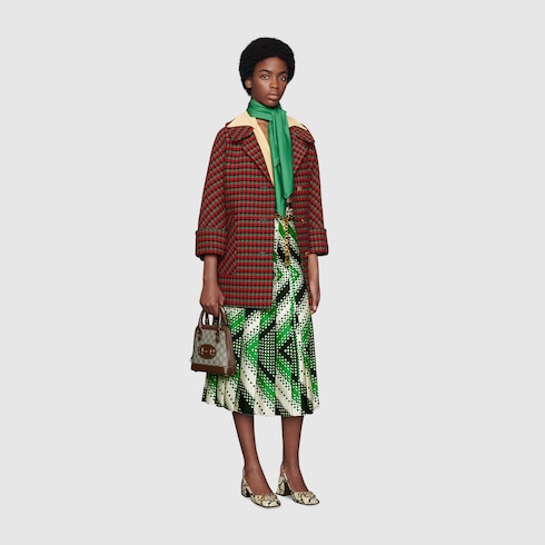 gucci houndstooth coat