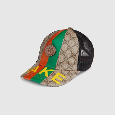 Gucci Children's 'Fake/Not' baseball hat. 1