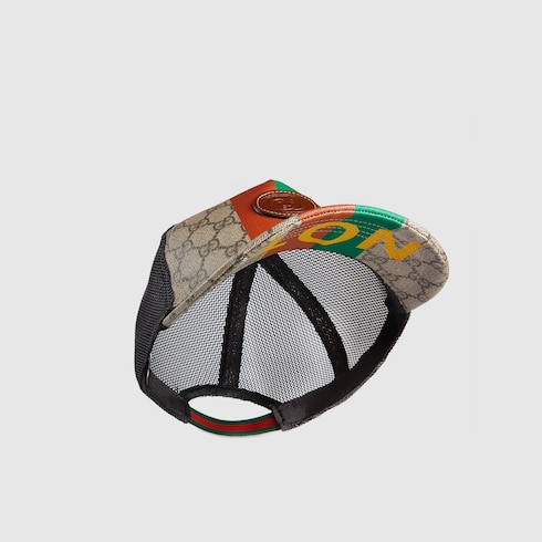 Gucci Children's 'Fake/Not' baseball hat. 4