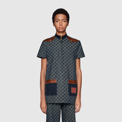gucci eco washed denim