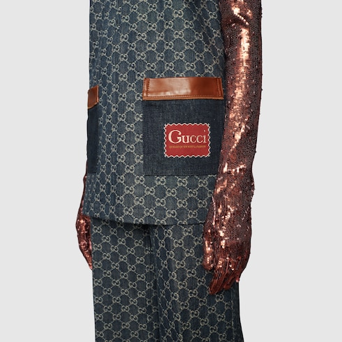 gucci eco washed denim