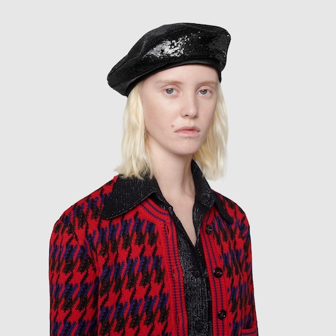 Gucci beret hat online