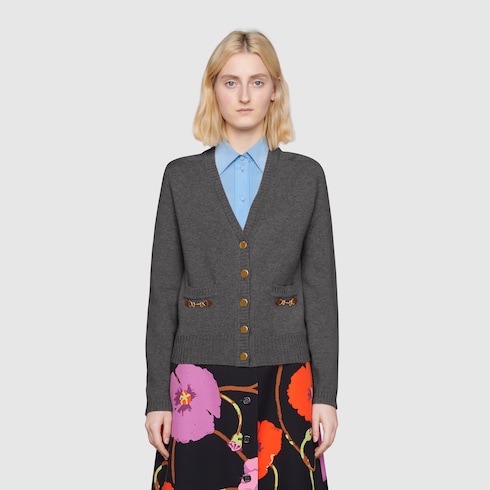 Cardigan en cachemire avec Mors