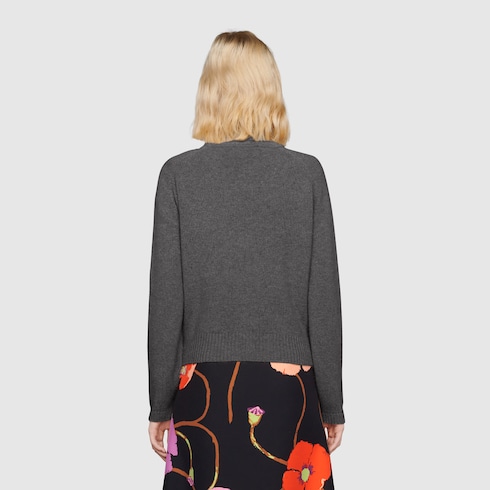 Cashmere cardigan with Horsebit