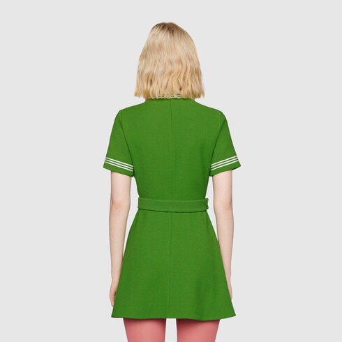 Gucci Light wool crêpe dress. 4